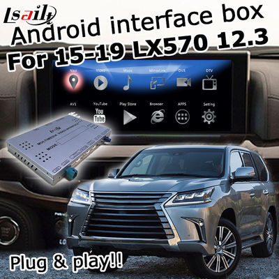 Carplay androides Auto Schnittstelle Lexuss LX570 Lexus/GPS-Navigationskasten 16GB ROMs 4GB